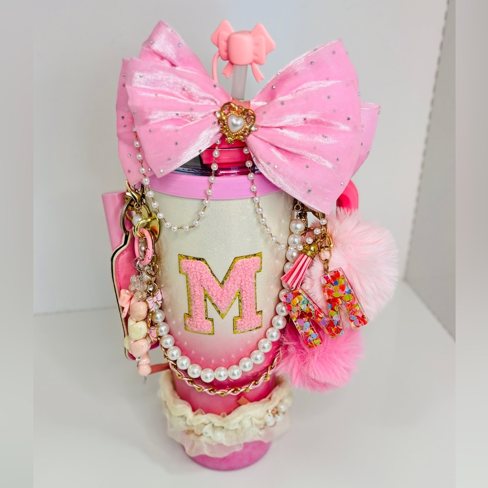 “Sabrina” Sassy Personalized Tumbler with Accessories